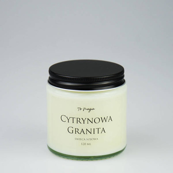 CYTRYNOWA GRANITA świeca sojowa zapachowa 120 ml