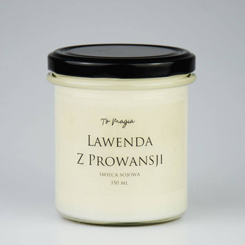 LAWENDA Z PROWANSJI świeca sojowa lawendowa 350 ml